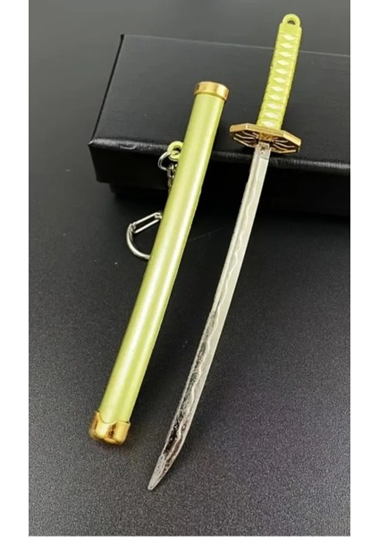 Katana Kılıç Anahtarlık 15.5 cm fıstık yeşili