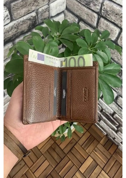 Deri Ekstra Ince Lacivert Erkek Cüzdanı (T254)