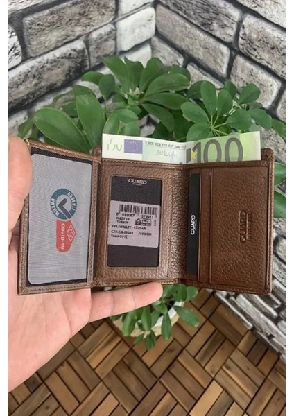 Deri Ekstra Ince Lacivert Erkek Cüzdanı (T254)
