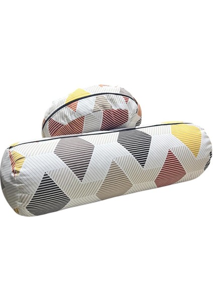 Bolster Minderi & Meditasyon Minderi Ikili Set Geometrik Desenli fiyatları