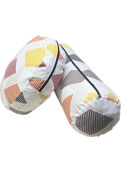 Bolster Minderi & Meditasyon Minderi Ikili Set Geometrik Desenli modelleri