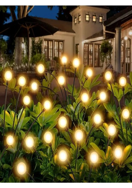 2'li Solar Bahçe Aydınlatması 10 Ledli 2 Modlu Gün Işığı Bahçe Teras Dış Mekan Güneş Enerjili modelleri