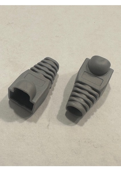Gri RJ45 Kılıf Gri Cat6 Kılıf Gri Cat5 Kılıf 100 Adet