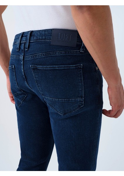 Koyu Lacivert Erkek Jean Pantolon LF2039443