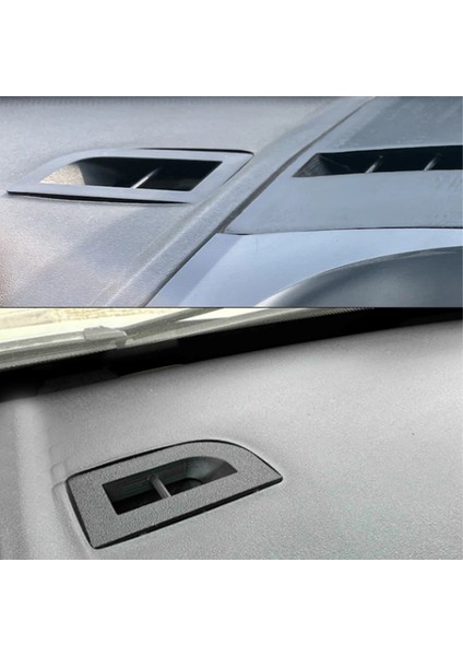 Renault Megane 2 (2004-2009) Ön Cam Havalandırma Izgarası Sağ ve Sol Takım 2 Adet Siyah