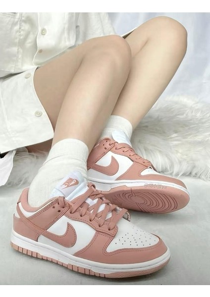 Dunk Low Rose Whisper (W) Kadın Deri Spor Ayakkabı DD1503-118