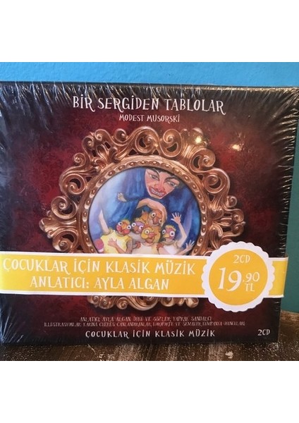 Ayla Algan - Çocuklar Için Klasik Müzik - Bir Sergiden Tablolar 2cd - Yerli CD