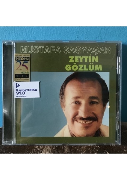 Mustafa Sağyaşar - Zeytin Gözlüm - Yerli CD