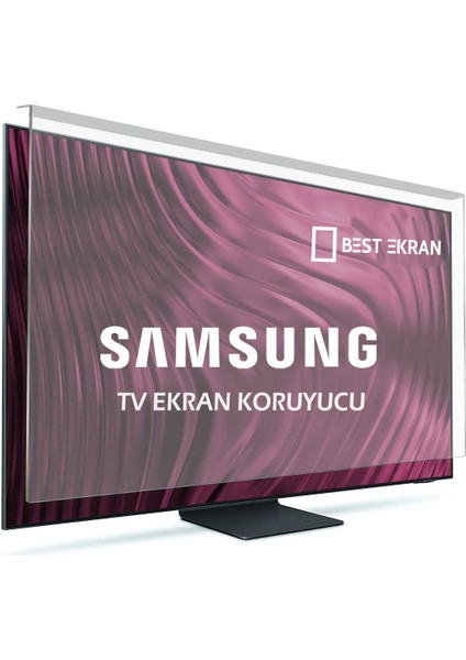 Samsung 77S90D Tv Ekran Koruyucu - Samsung 77" Inç 195 Ekran OLED QE77S90DAEXTK Tv Koruyucu