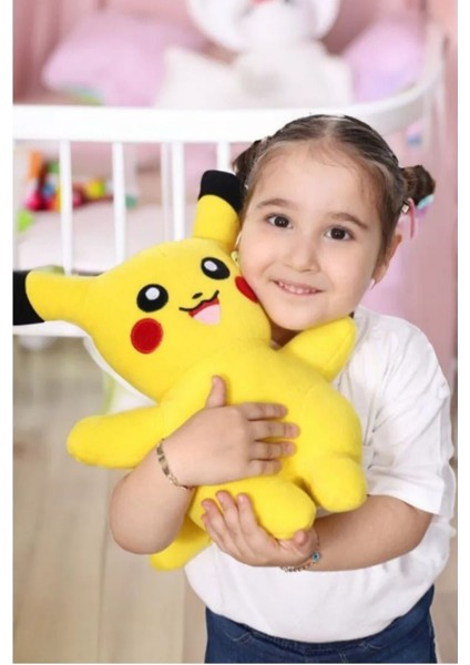 Pikachu Pokemon Peluş Oyuncak Pikaçu Oyuncak Büyük Boy 40 cm