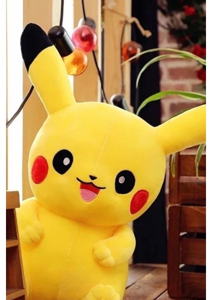 Pikachu Pokemon Peluş Oyuncak Pikaçu Oyuncak Büyük Boy 40 cm