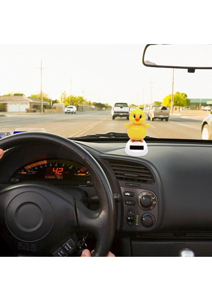 Güneş Enerjili Solar Dans Eden Civciv Dekoratif Hediyelik Araba Ofiste Heryerde Mutlu Edicek Civciv indirimleri