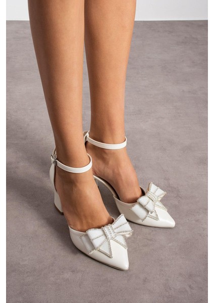 Kadın Taşlı Abiye Topuklu Ayakkabı