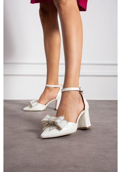 Kadın Taşlı Abiye Topuklu Ayakkabı fiyatları