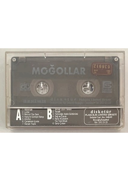 Moğollar Anadolu Pop 70'li Yıllar Kaset (Orjinal Dönem Baskı) fiyatları