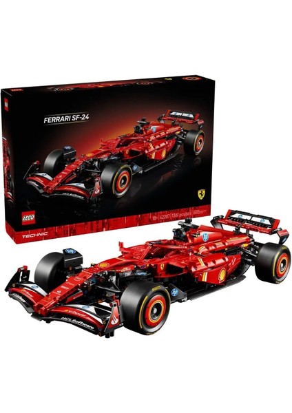 42207 LEGO Technic Ferrari Sf-24 F1 Araba 1361 Parça +18 Yaş