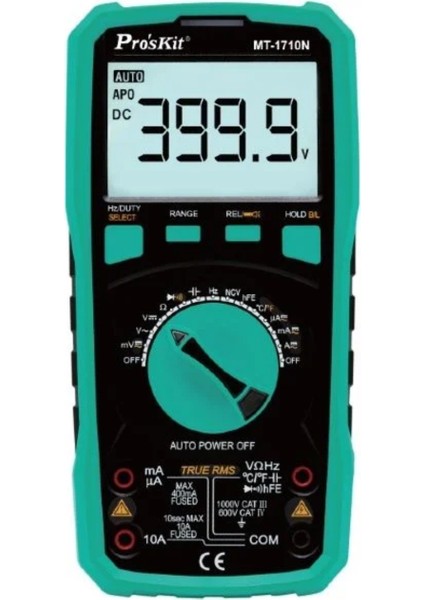 MT-1710N True Rms Dijital Multimetre