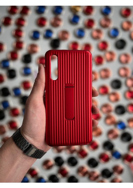 Huawei P20 Pro Uyumlu Kılıf Renkli Standlı Mıknatıslı Wave Kapak