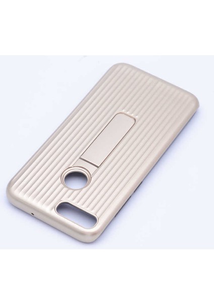 Huawei P Smart Uyumlu Kılıf Renkli Standlı Mıknatıslı Wave Kapak