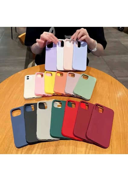 Apple Iphone 12 / 12 Pro Uyumlu Kılıf Yumuşak Silikon Içi Kadife Lansman Kapak .