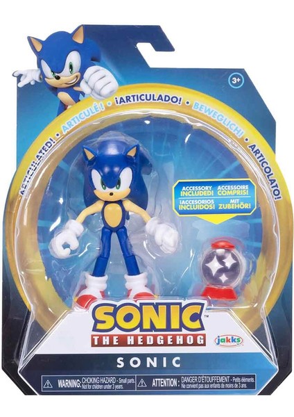 The Hedgehog - Sonic Aksesuarlı 10 cm Aksiyon Figürü