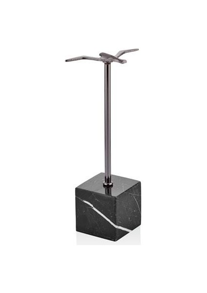 Evza Küp Siyah Kaideli Uçan Kuş Antrasit 12*7*27 cm modelleri