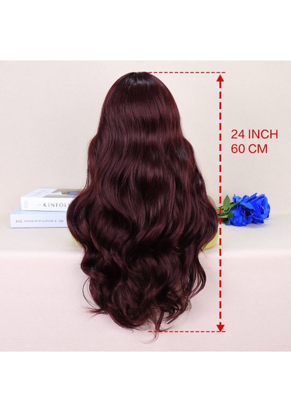 Koyu Kızıl Kahve Tül Peruk indirimleri