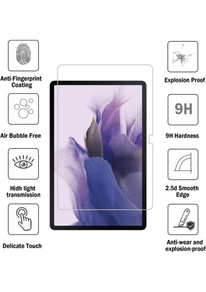 Galaxy Tab A9 Plus 11 Inç Uyumlu Temperli Cam