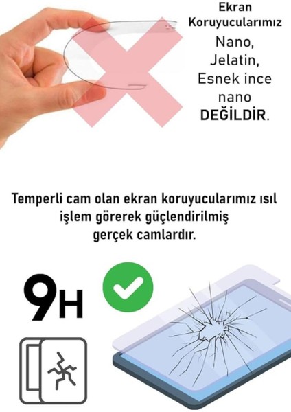 Galaxy Tab A9 Plus 11 Inç Uyumlu Temperli Cam