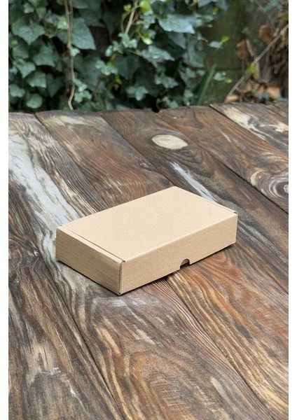 16X8X3 cm Kilitli Kraft Kutu 25 Adet
