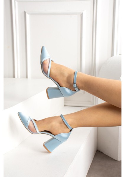 Dina Saten Topuklu Abiye Kadın Ayakkabı