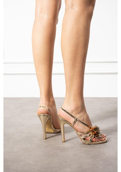 Jovena Topuklu Taşlı Abiye Kadın Ayakkabı modelleri