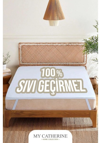 Sıvı Geçirmez Yatak Koruyucu Alez - Beyaz, Üstün Koruma, Oeko-Tex Sertifikalı