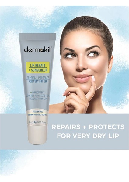 Böğürtlen Özü, Doğal Yağlar Verepair & Sunscreen Lip Balm 15 ml
