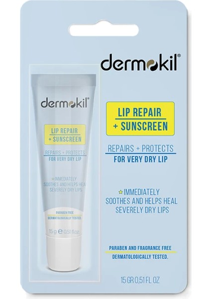 Böğürtlen Özü, Doğal Yağlar Verepair & Sunscreen Lip Balm 15 ml