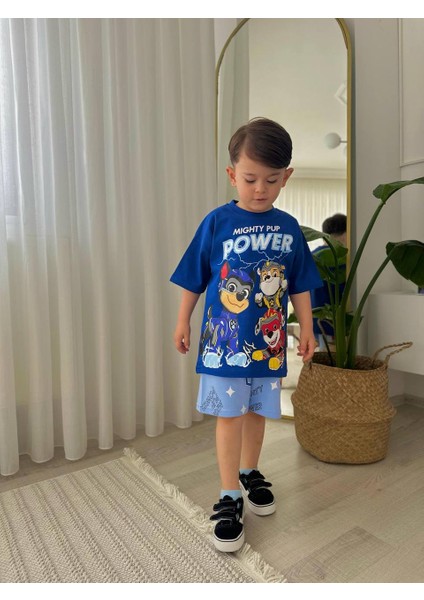 Power Ups Desenli Şort-Tişört Yazlık Erkek Çocuk Takım fiyatları