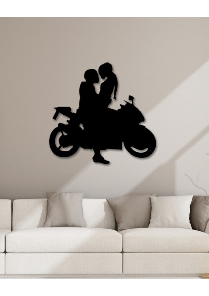 Motorcu Duvar Dekoru