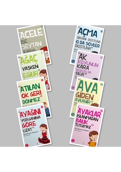 Atasözlerinden Hikayeler Seti 1 (2. ve 3.sınıf Okuma Hikaye Öykü Kitapları), Dilek Kılıçdemir