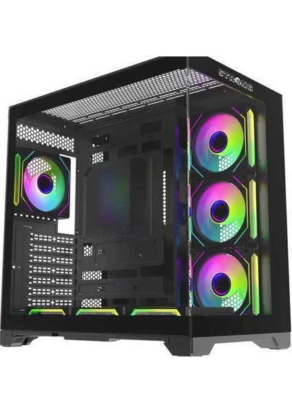 Black Pearl 16X Ryzen 7 5700X 16GB Ddr4 1tb Nvme M.2 RTX4060 Ekran Kartlı Oyuncu Bilgisayarı