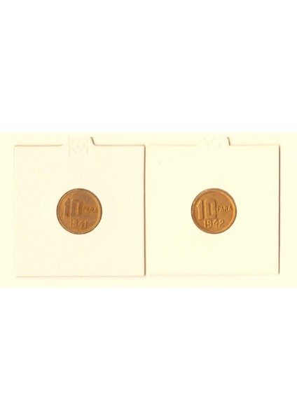 1941-1942 Yılı 10 Para Eski Madeni Para Görseldeki Ürün /a-6