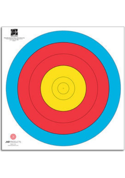 Target Face Fita - Okçuluk Hedef Kağıdı (Yüzü) 60 Cm. 5 Halkalı -10 Lu Paket- 10666610