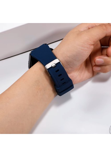 Haylou Gs / Haylou Rs3 / Haylou Rt Uyumlu Tokalı Çapraz Çizgili Silikon Kordon 22MM fiyatları