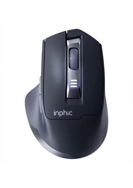 Inphic M9 Kablosuz Fare, Ergonomik Şarj Edilebilir Sessiz Kullanım 2.4g 500 Mah USB Mouse