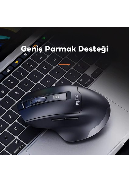 Inphic M9 Kablosuz Fare, Ergonomik Şarj Edilebilir Sessiz Kullanım 2.4g 500 Mah USB Mouse fiyatları