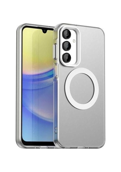 Galaxy A36 Uyumlu Kılıf Magsafe Mıknatıslı Mat Renkli Kamera Koruma Çıkıntılı Silikon Kapak