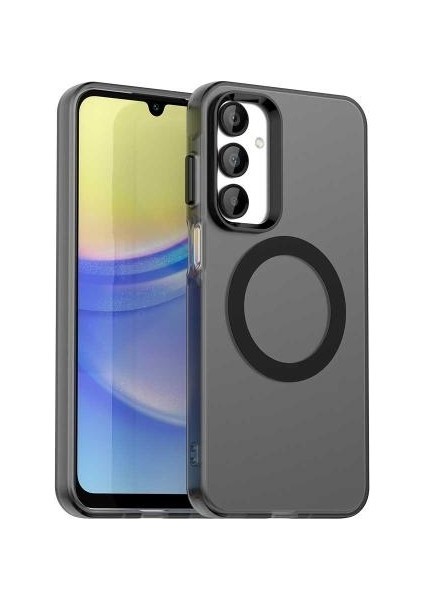 Galaxy A36 Uyumlu Kılıf Magsafe Mıknatıslı Mat Renkli Kamera Koruma Çıkıntılı Silikon Kapak