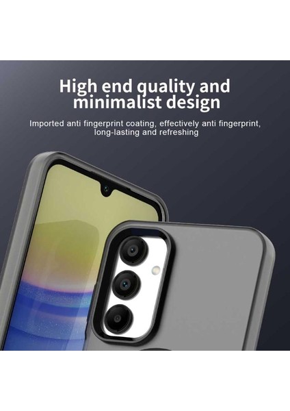 Galaxy A36 Uyumlu Kılıf Magsafe Mıknatıslı Mat Renkli Kamera Koruma Çıkıntılı Silikon Kapak