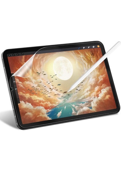 Apple iPad Mini 7.nesil A17 Pro ile Uyumlu Paperlike Kağıt Hissi Yazım Çizim Ekran Koruyucu Film