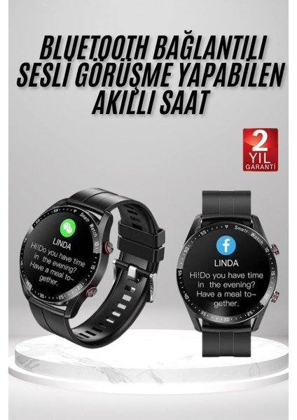 Yeni Model Akıllı Saat Gps Uyumlu Uyku ve Sağlık Takibi Sesli Görüşme
