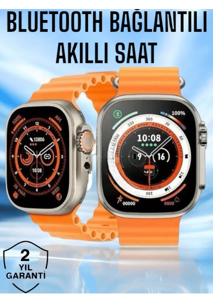 Ultra Akıllı Saat Titreşimli, Uyku & Sağlık Takibi, Çift Kordon